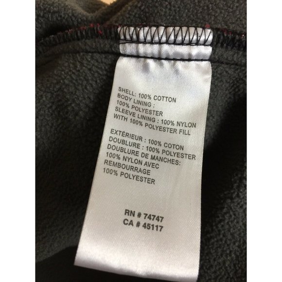 Red Head Brand Co Mens Small Red Black Plaid Shirt Jacket Fleece Lined Logger - Picture 6 of 8